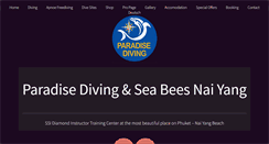 Desktop Screenshot of paradise-diving.com